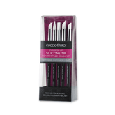 Cuccio Pro SILICONE TIP NON-BRISTLED BRUSH SET