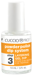 Cuccio Pro Powder Polish - Layering Gel Dip - Step 3