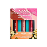 Coola Liplux Organic Tinted Mineral Lip Sunscreen Trio SPF30 CL10483 01