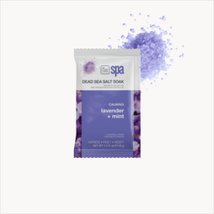 BCL SPA Calming Lavender + Mint 4-in-1 Packet Dead Sea Salt Soak