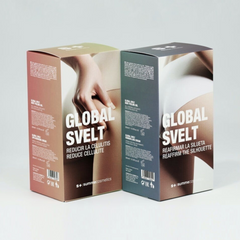 Two boxes of Global Svelt on a light gray background