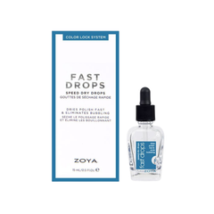 Zoya Fast Drops speed dry drops with packaging on a white background