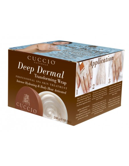 Deep Dermal Mask for Hands & Feet with application brush
