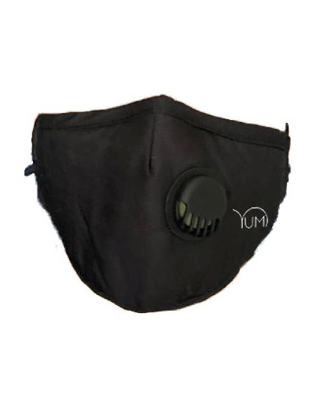 Yumi Black Washable Tissue Mask + 1 Active Carbon Filter