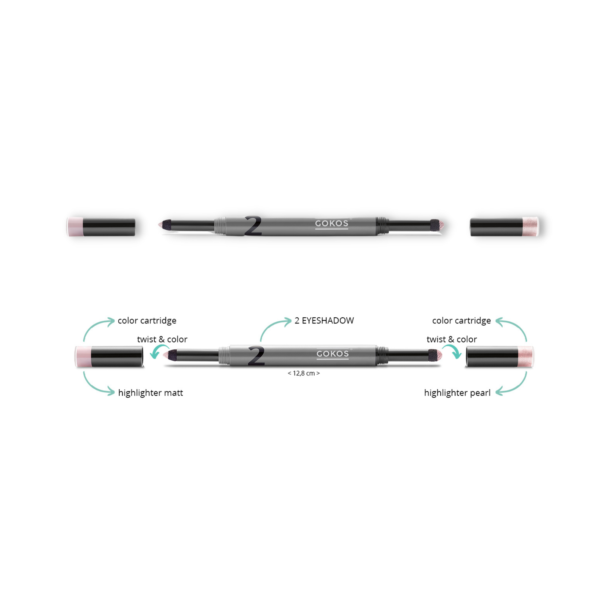 Gokos EyeLighter Rose Light 202