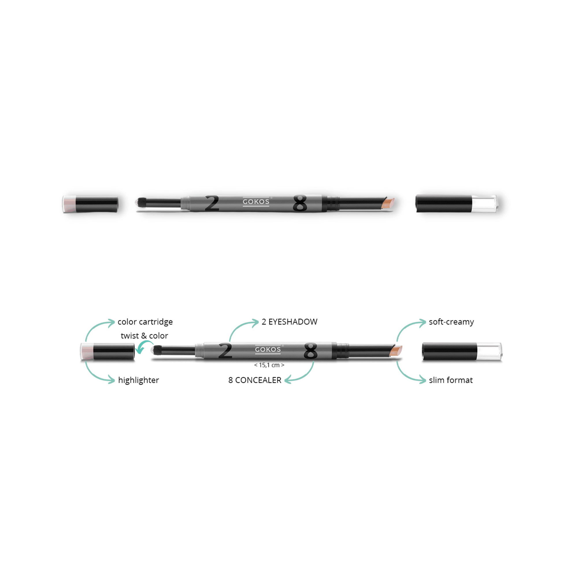 Gokos Cover & Glow Love Glow 2801