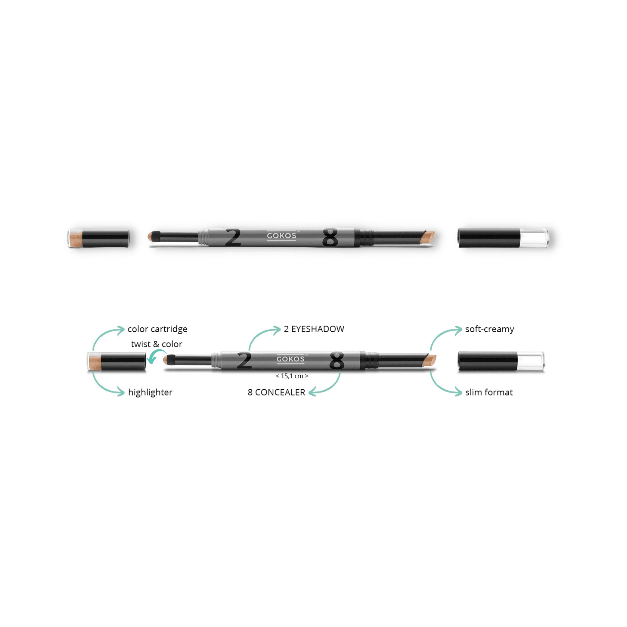 Gokos Cover & Glow Honey Glow 2802