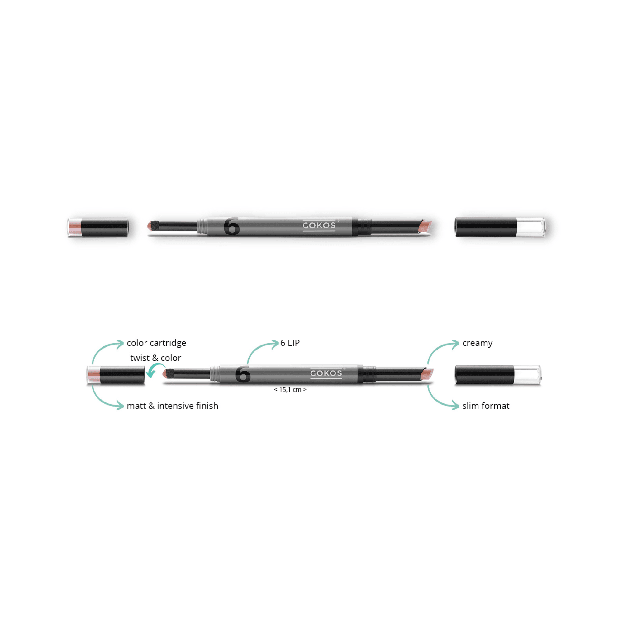 Gokos LipCreator Cherry Blossom 608