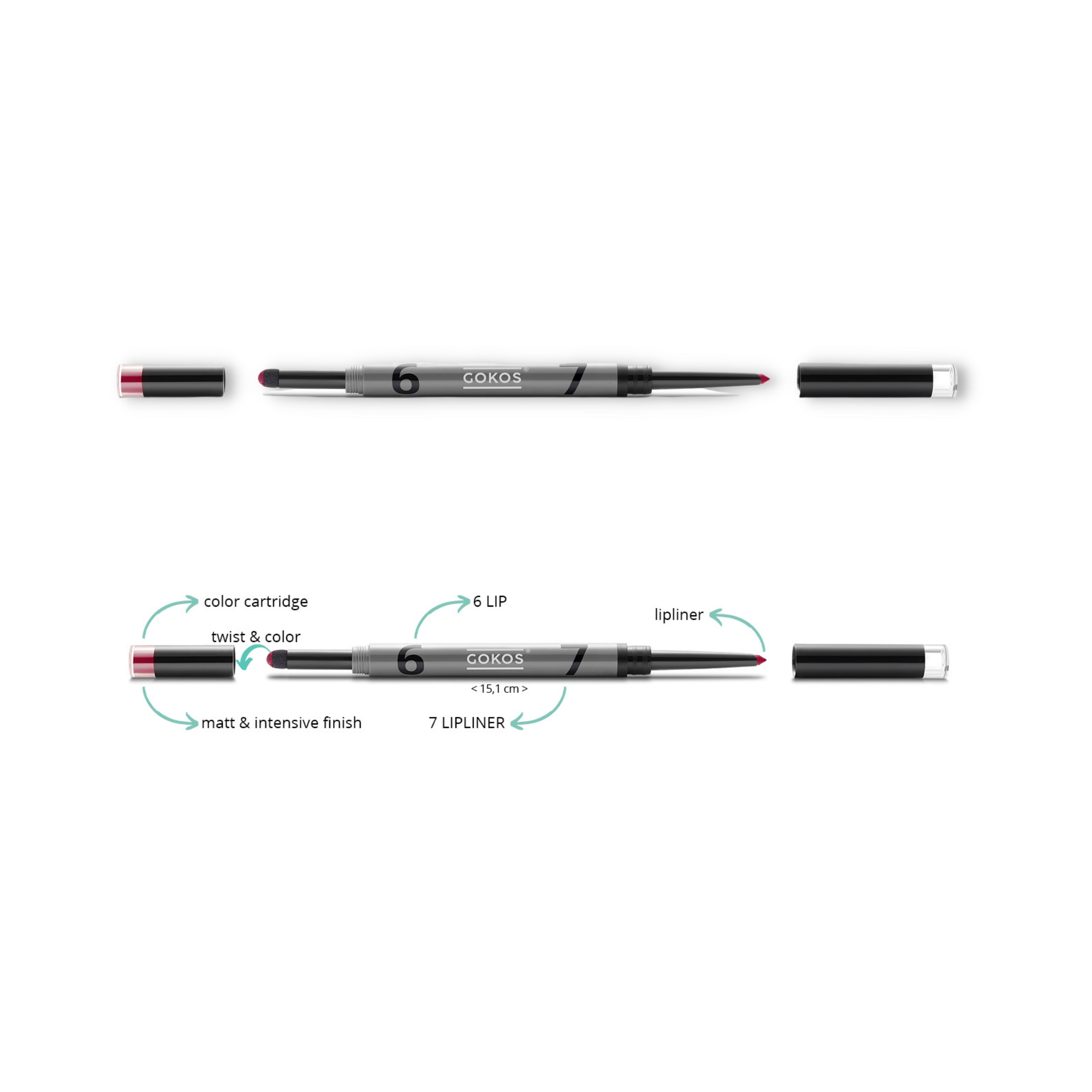 Gokos LipDesigner Splendid Fuchsia 6702