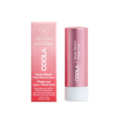 Coola Mineral Liplux Organic Tinted Lip Balm Sunscreen SPF30 - Nude Beach CL10350