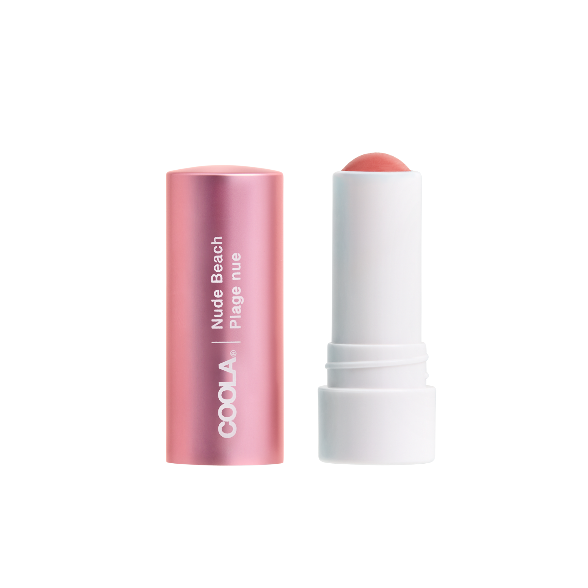 Coola Mineral Liplux Organic Tinted Lip Balm Sunscreen SPF30 - Nude Beach CL10350