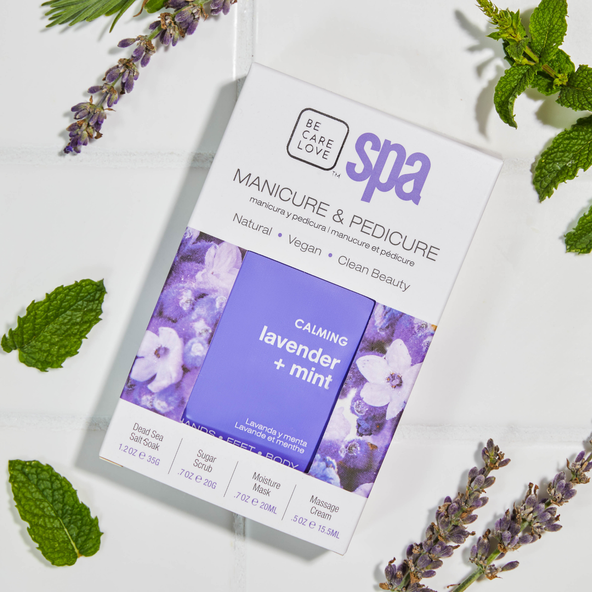 BCL SPA Calming Lavender + Mint 4 Step System