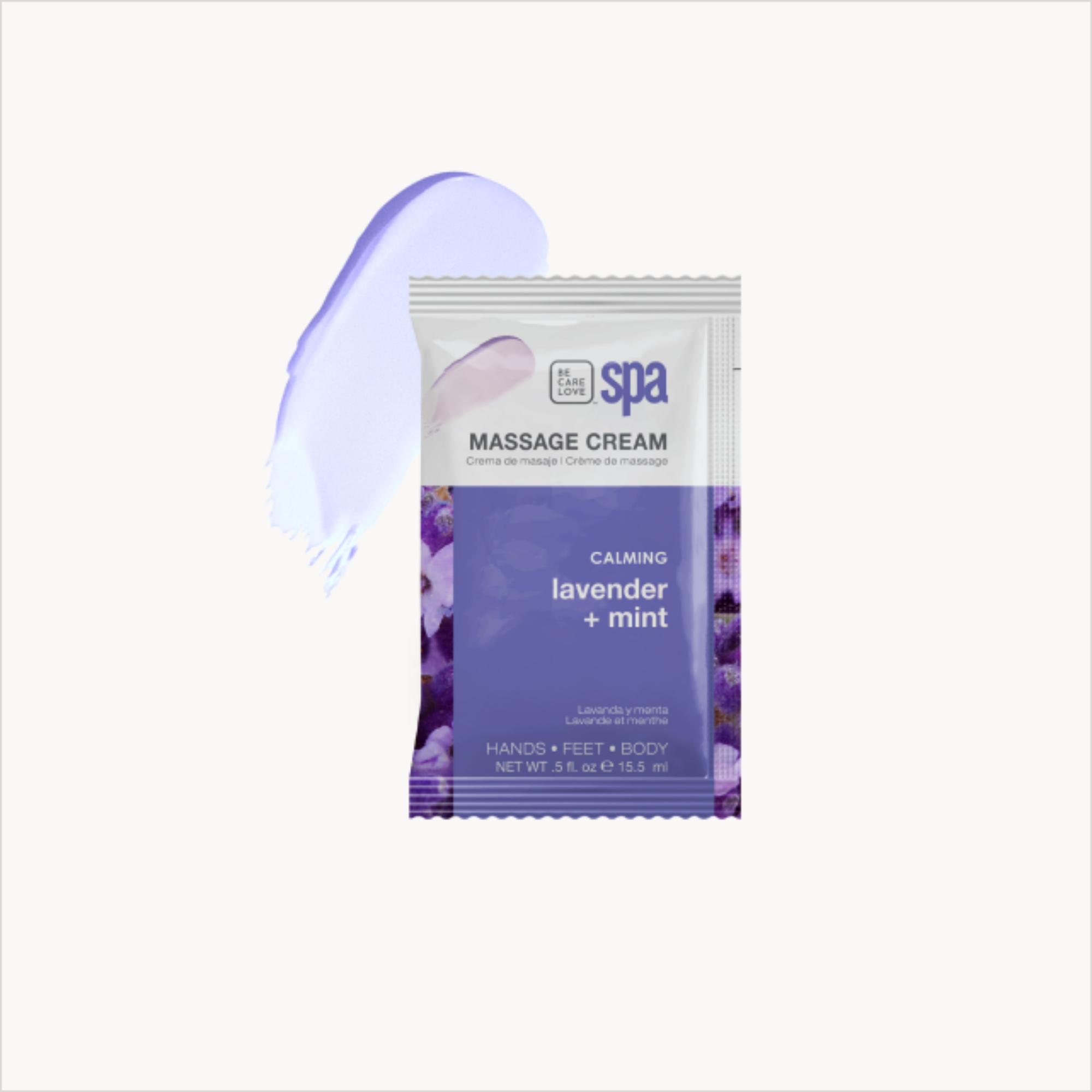 BCL SPA Calming Lavender + Mint 4-in-1 Packet Massage Cream