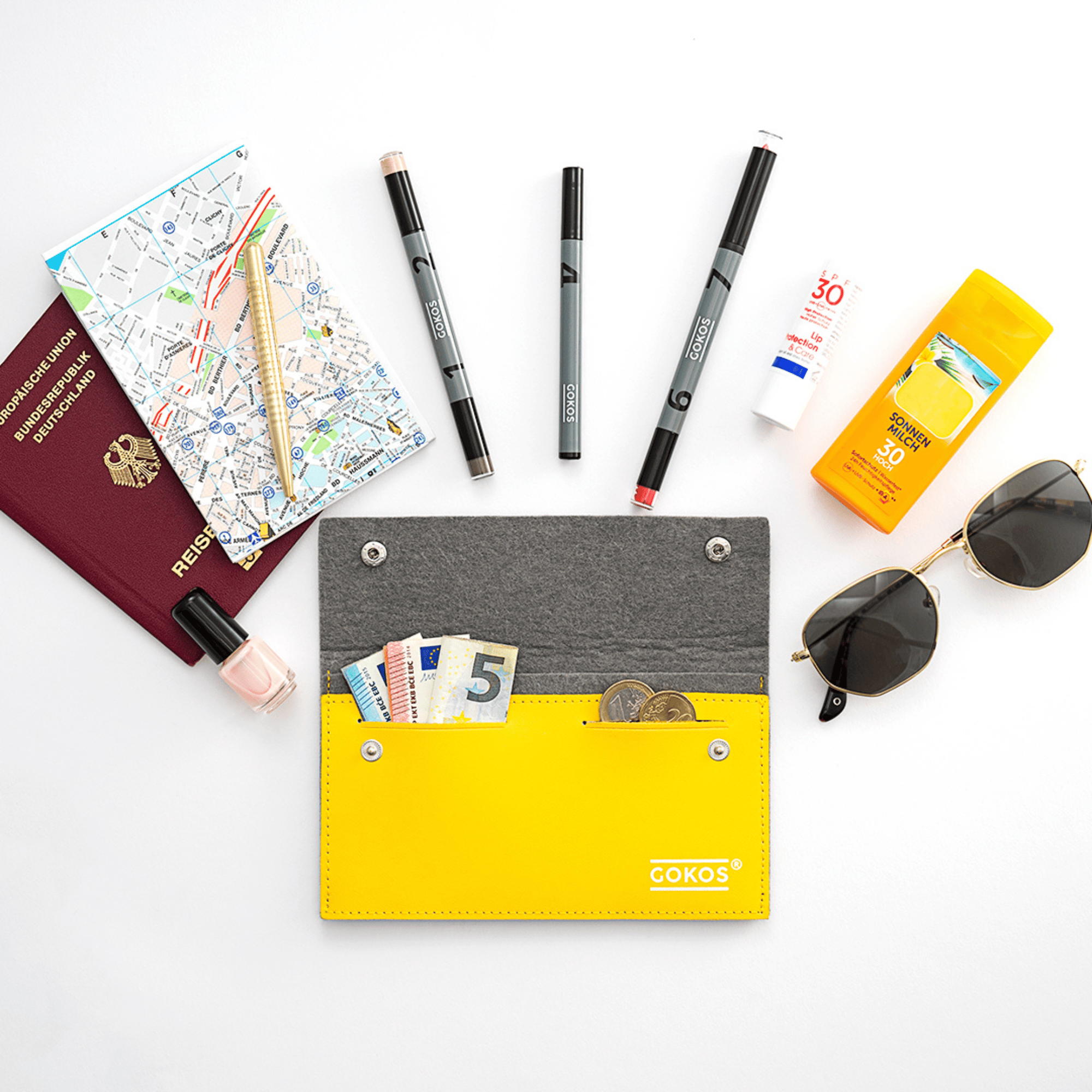 Gokos Wallet Sunny Yellow