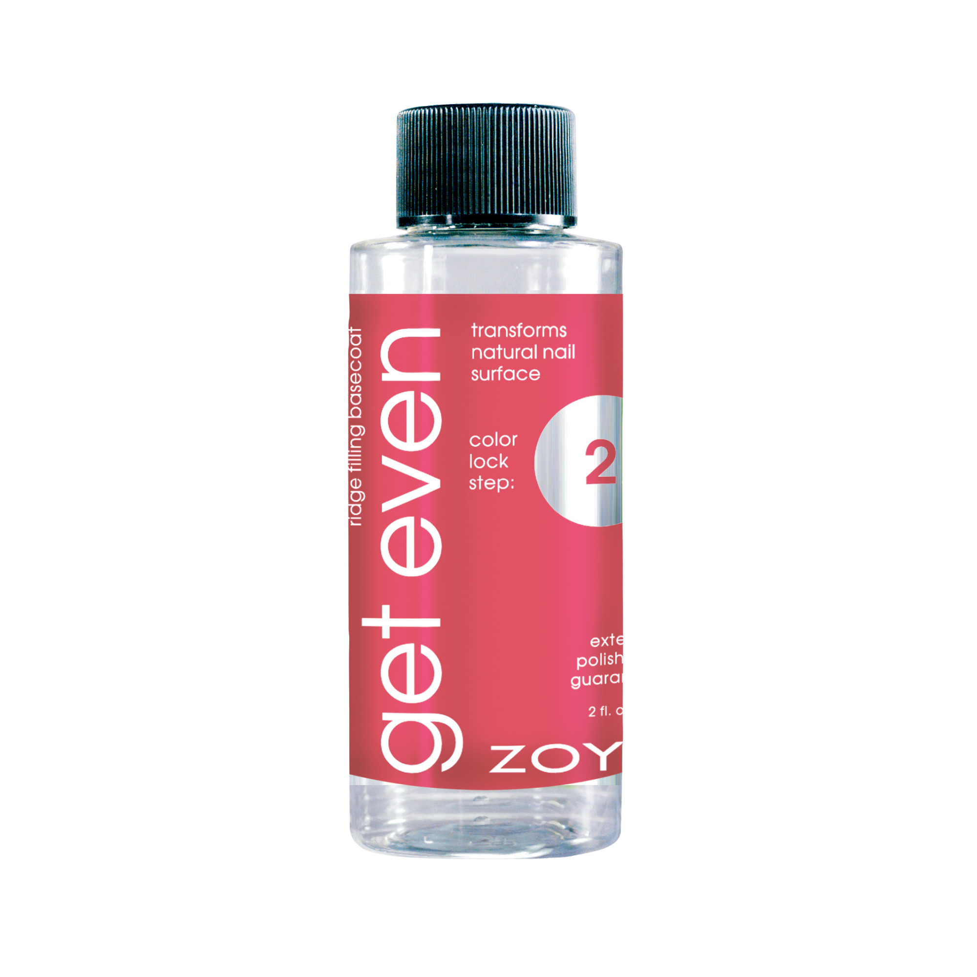 Bottle of Zoya Get Even nail polish guard on a white background