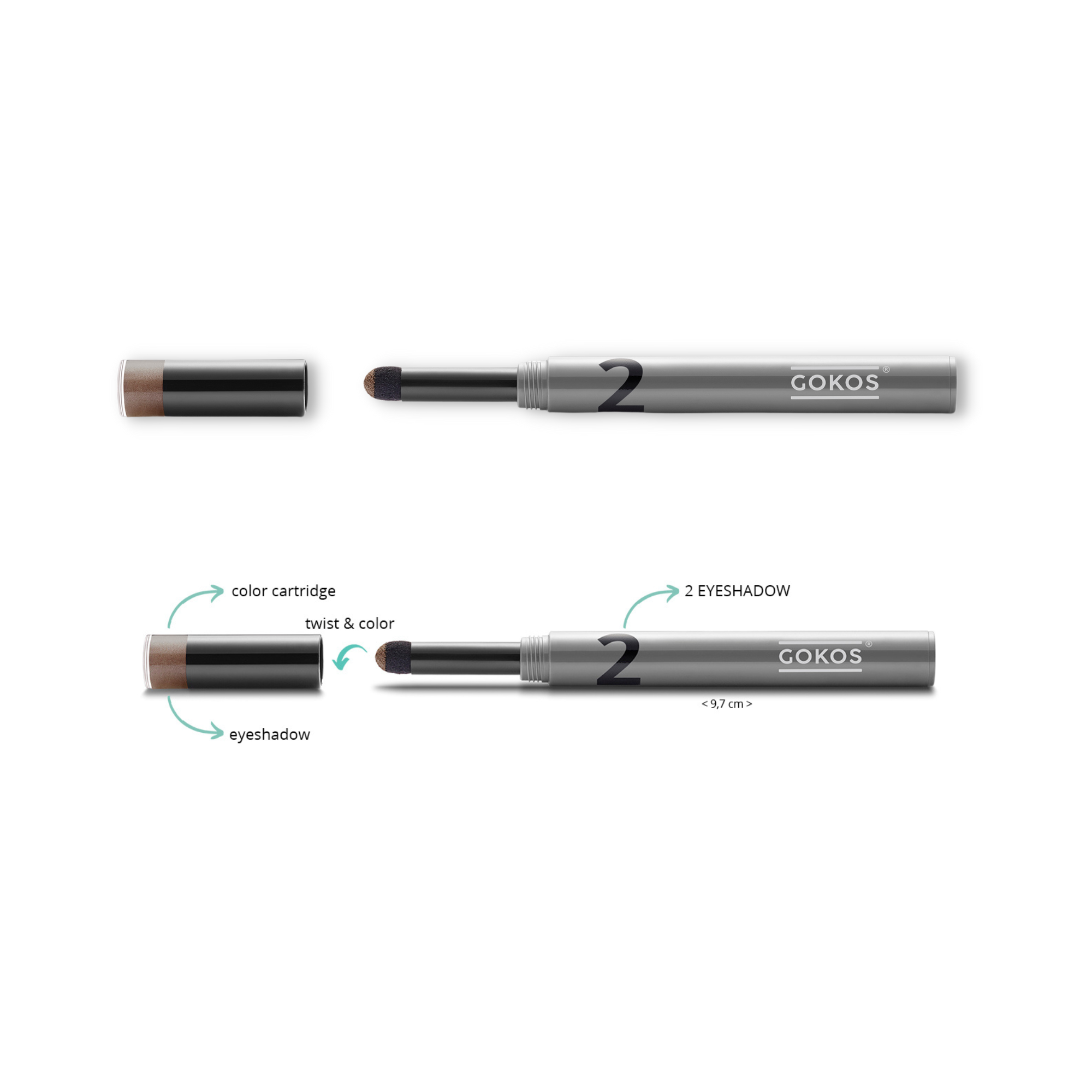 Gokos Eyecolor Smokey Mouve 212