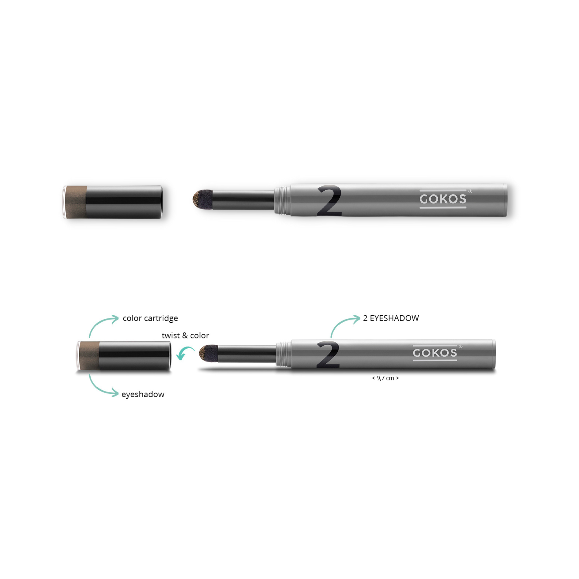 Gokos Eyecolor True Brunette 215