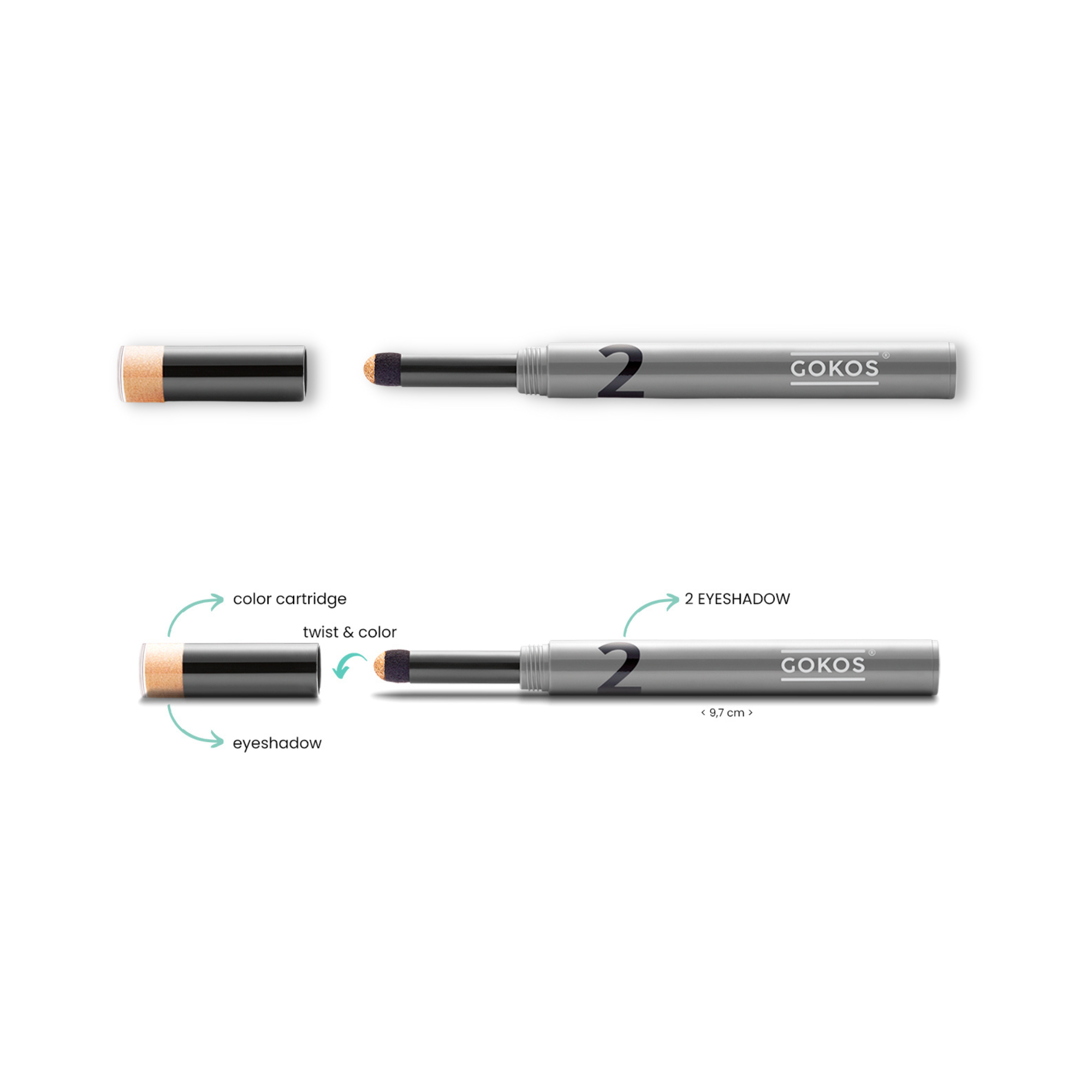 Gokos Eyecolor Golden Glow 223